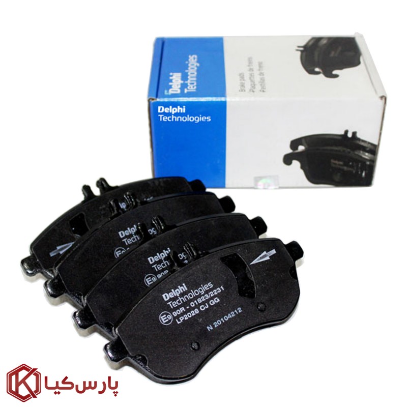 لنت ترمز جلو دلفی مرسدس بنز مدل SLK250 کد LP2028 لنت ترمز جلو دلفی مرسدس بنز مدل SLK250 کد LP2028