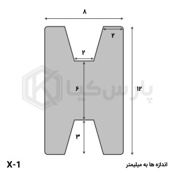 نوار لاستیکی SBR مدل X-1