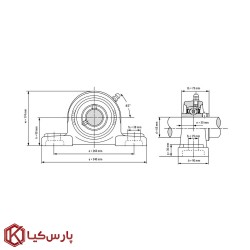 یاتاقان P313 آساهی با شفت 65 میلی متر