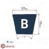 تسمه وی شکل اینتروتک B23