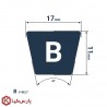 تسمه وی شکل اینتروتک B104