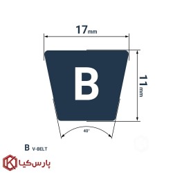 تسمه وی شکل اینتروتک B217