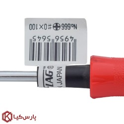 پیچ گوشتی چهارسو سان فلگ مدل 666-0x100