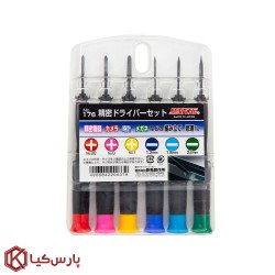 مجموعه 6 عددی پیچ گوشتی ساعتی سان فلگ کد 176