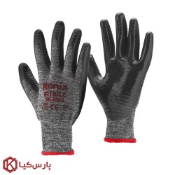 دستکش ایمنی نیتریل شیاری رونیکس مدل RH-9004