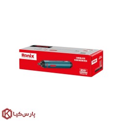 پیچ گوشتی شارژی الکترونیکی 3.6 ولت رونیکس مدل 8591