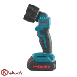 چراغ کار شارژی 20 ولت رونیکس مدل 8630