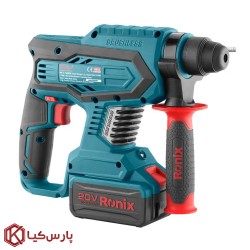 بتن کن شارژی 20 ولت براشلس رونیکس مدل 8910