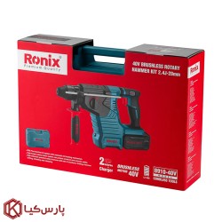بتن کن شارژی 40 ولت براشلس رونیکس مدل 8910-40V
