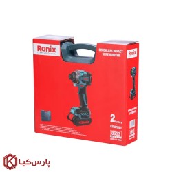 پیچگوشتی شارژی 20 ولت براشلس رونیکس مدل 8653