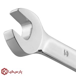 آچار یک سر جغجغه یک سر تخت سایز 10 رونیکس مدل RH-2160