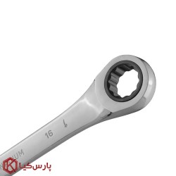 آچار یک سر جغجغه یک سر تخت سایز 16 رونیکس مدل RH-2166
