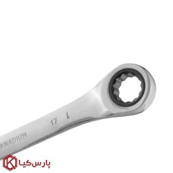 آچار یک سر جغجغه یک سر تخت سایز 17 رونیکس مدل RH-2167