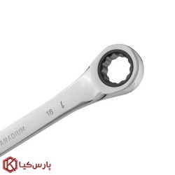 آچار یک سر جغجغه یک سر تخت سایز 18 رونیکس مدل RH-2168