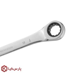 آچار یک سر جغجغه یک سر تخت سایز 19 رونیکس مدل RH-2169
