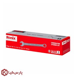 ست 8 عددی آچار یکسر تخت یکسر رینگ رونیکس مدل RH-2157