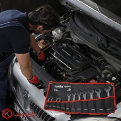 ست 12 عددی آچار دو سر تخت رونیکس مدل RH-2205