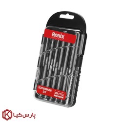 پیچ گوشتی ساعتی دسته فلزی 12 عددی رونیکس مدل RH-2713