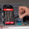 پیچ گوشتی ساعتی دسته فلزی 12 عددی رونیکس مدل RH-2713