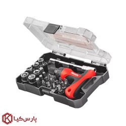 کیت سری پیچ گوشتی و بکس 24 عددی رونیکس مدل RH-2715