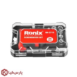 کیت سری پیچ گوشتی و بکس 24 عددی رونیکس مدل RH-2715
