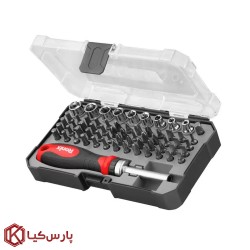 کیت سری پیچ گوشتی و بکس 63 عددی رونیکس مدل RH-2716