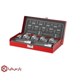 جعبه بکس 1/2 اینچ ستاره ای 11 پارچه رونیکس مدل RH-2693