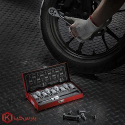 جعبه بکس 1/2 اینچ ستاره ای 11 پارچه رونیکس مدل RH-2693