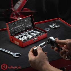 جعبه بکس 1/2 اینچ 11 پارچه E رونیکس مدل RH-2694