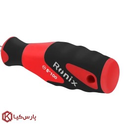 پیچ گوشتی دسته TPR دوسو 5x100 رونیکس مدل RH-2755