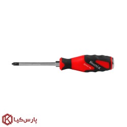پیچ گوشتی دسته TPR چهارسو ضربه خور 6x100 رونیکس مدل RH-2970
