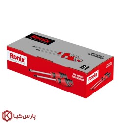 پیچ گوشتی دسته TPR چهارسو ضربه خور 6x150 رونیکس مدل RH-2971