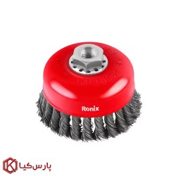 فرچه بافتی کاسه ای 100 میلی متر رونیکس مدل RH-9943