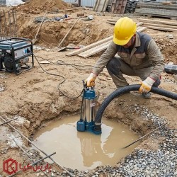 پمپ کف کش استیل 48 متری 2 اسب رونیکس مدل RH-4033