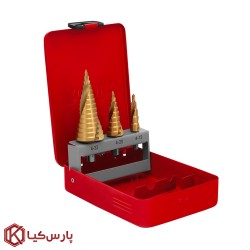 ست سه عددی مته مخروطی مارپیچ رونیکس مدل RH-5903