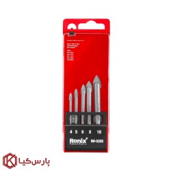ست مته شیشه 5 عددی رونیکس مدل RH-5350