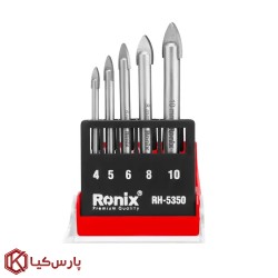 ست مته شیشه 5 عددی رونیکس مدل RH-5350