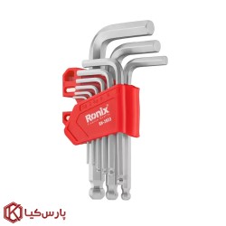 آلن شش گوش 9 عددی کوتاه مگنتی رونیکس مدل RH-2033
