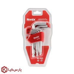 آلن شش گوش 9 عددی کوتاه مگنتی رونیکس مدل RH-2033