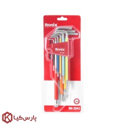 آلن ستاره ای 9 عددی بلند الوان رونیکس مدل RH-2043