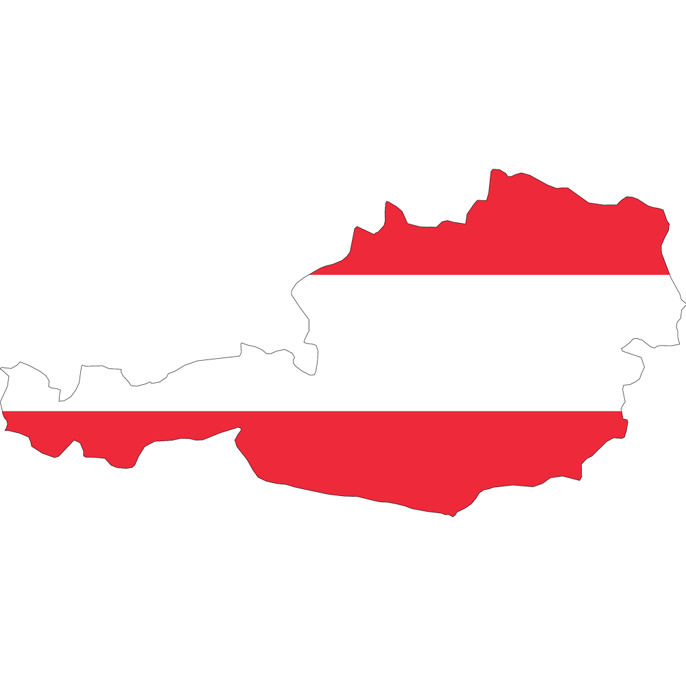 نقشه کشور اتریش