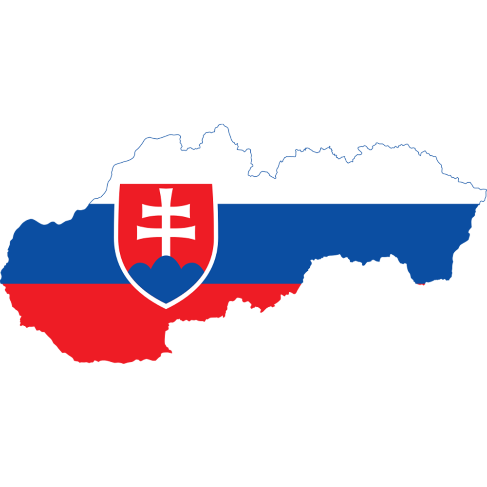 نقشه کشور اسلواکی
