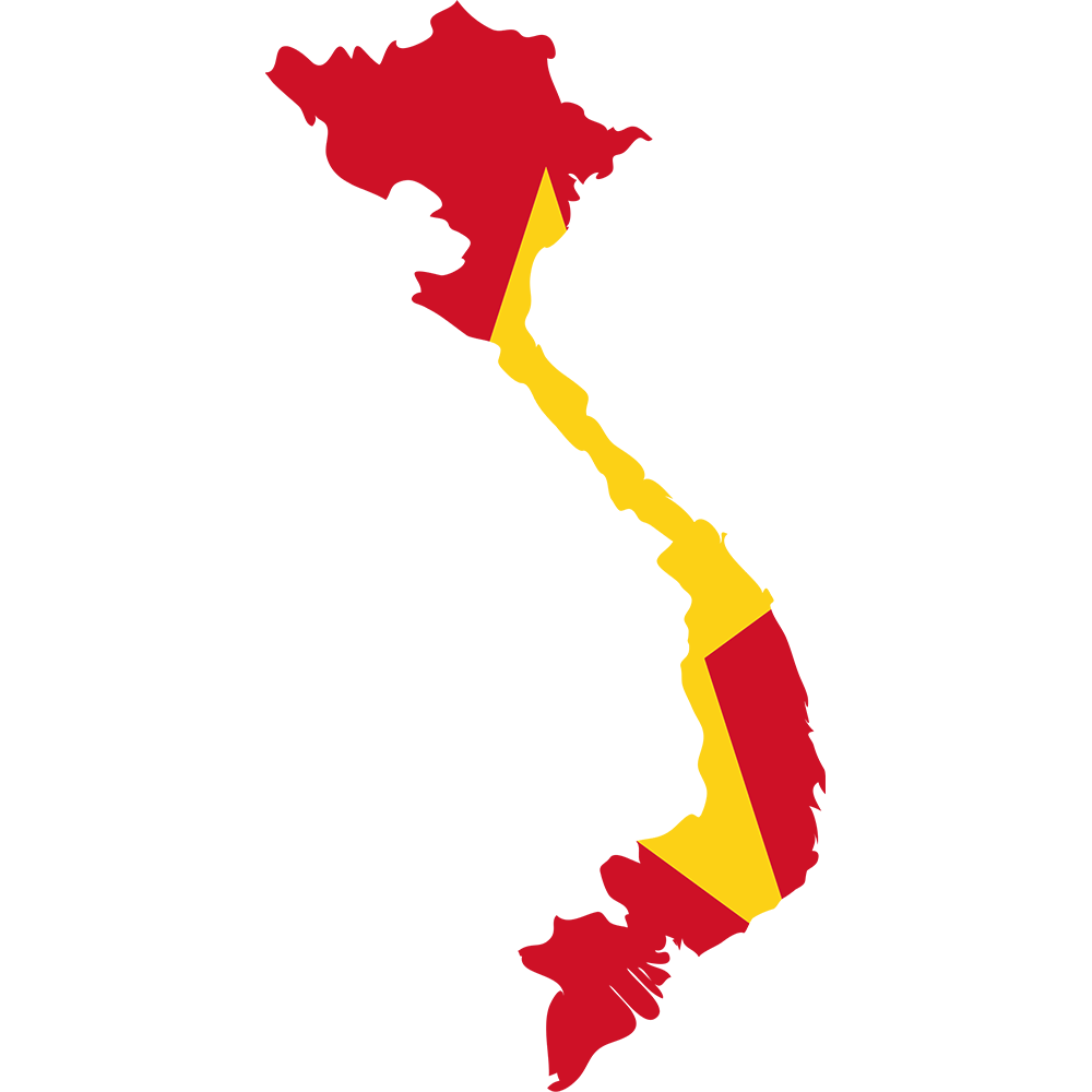 نقشه کشور ویتنام